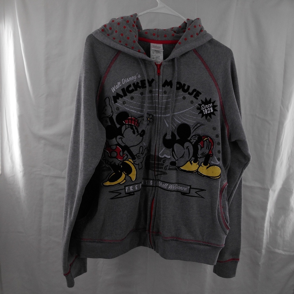 Disney Mickey & Minnie Mouse Full Zip Hoodie
